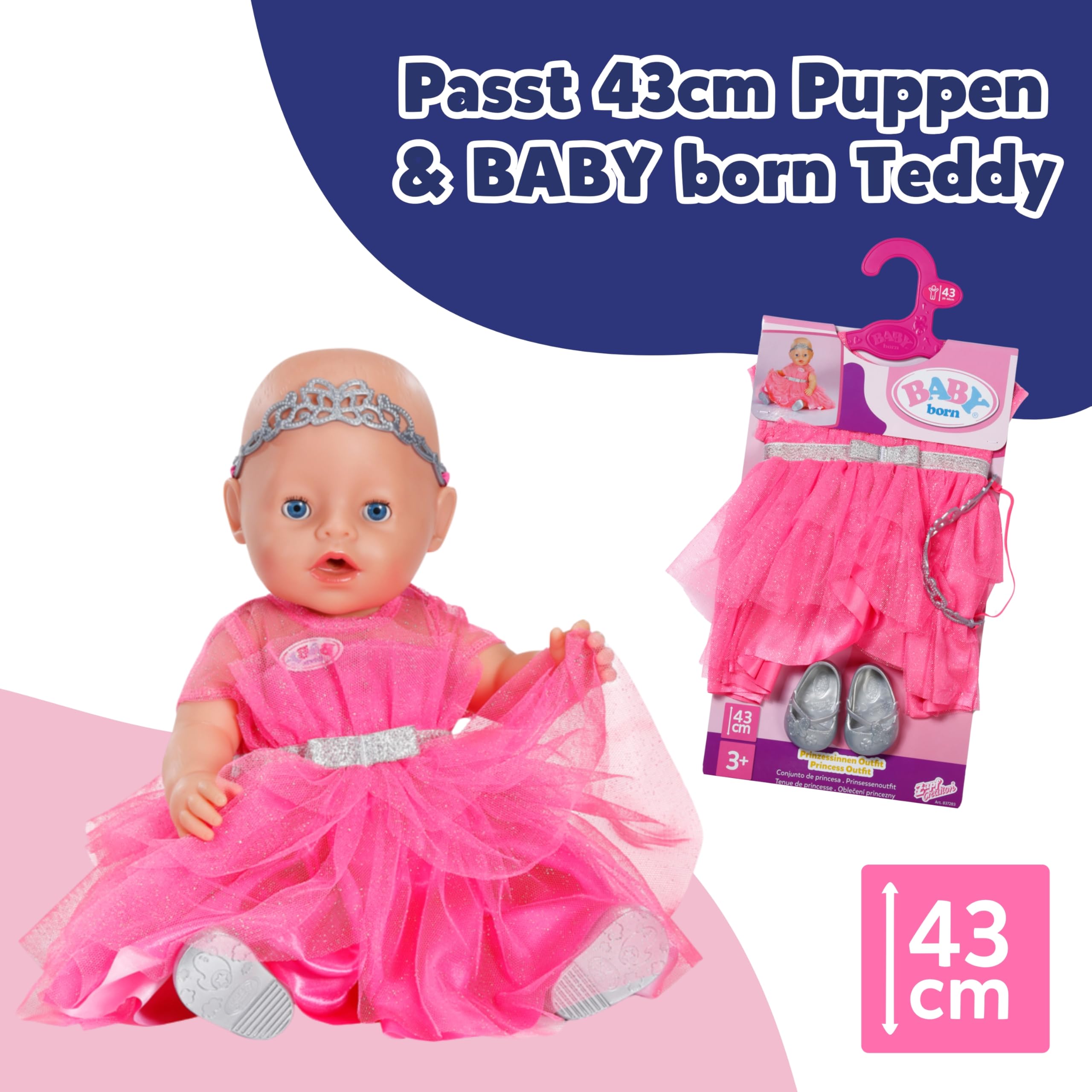 baby-born-prinzessinnen-outfit-puppenkleidung-f-r-43-cm-puppen image 6