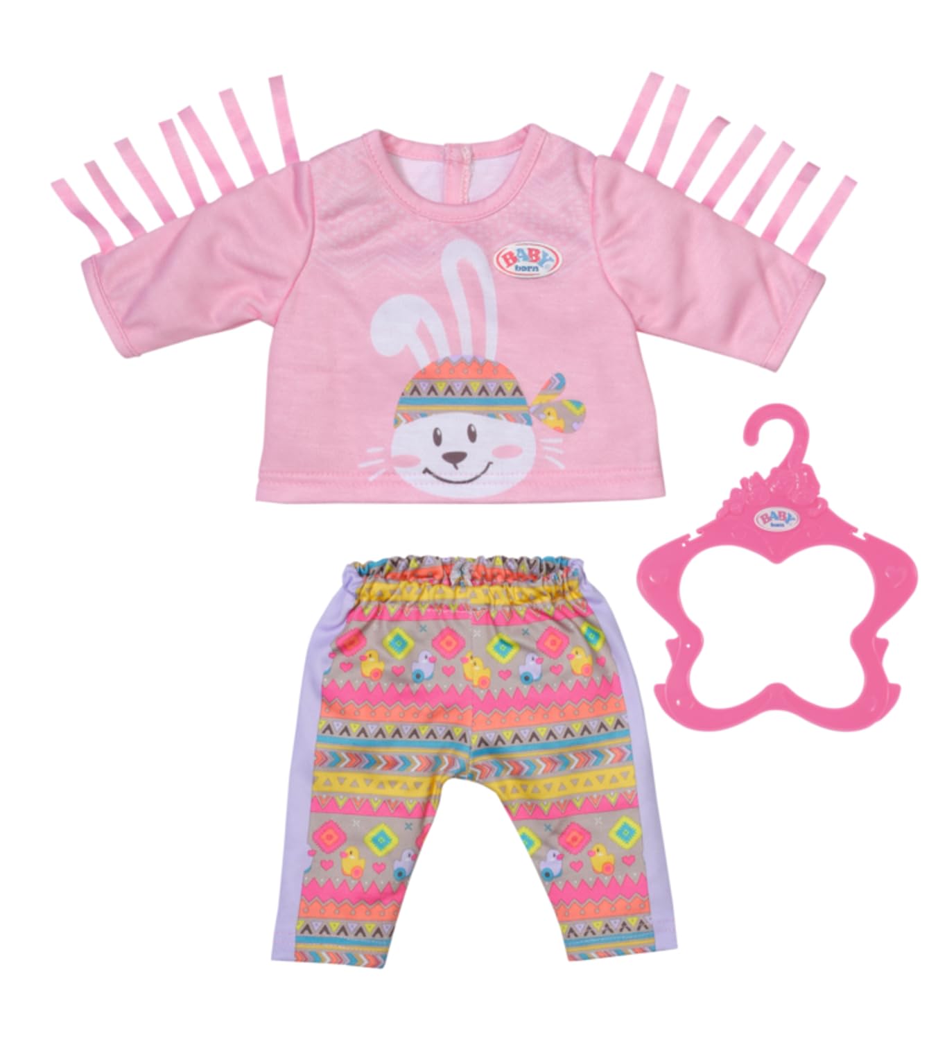 baby-born-trendy-pullover-set-830178-fransenpullover-und-ethno-hose-f-r-43-cm-pu image 1