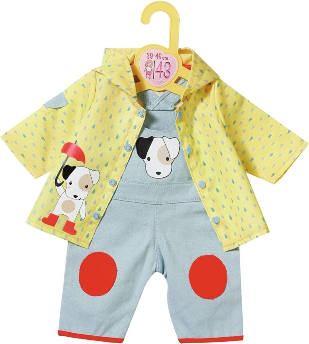 baby-born-dolly-moda-latzhose-mit-regenjacke-puppenkleidung-39-46-cm image 3