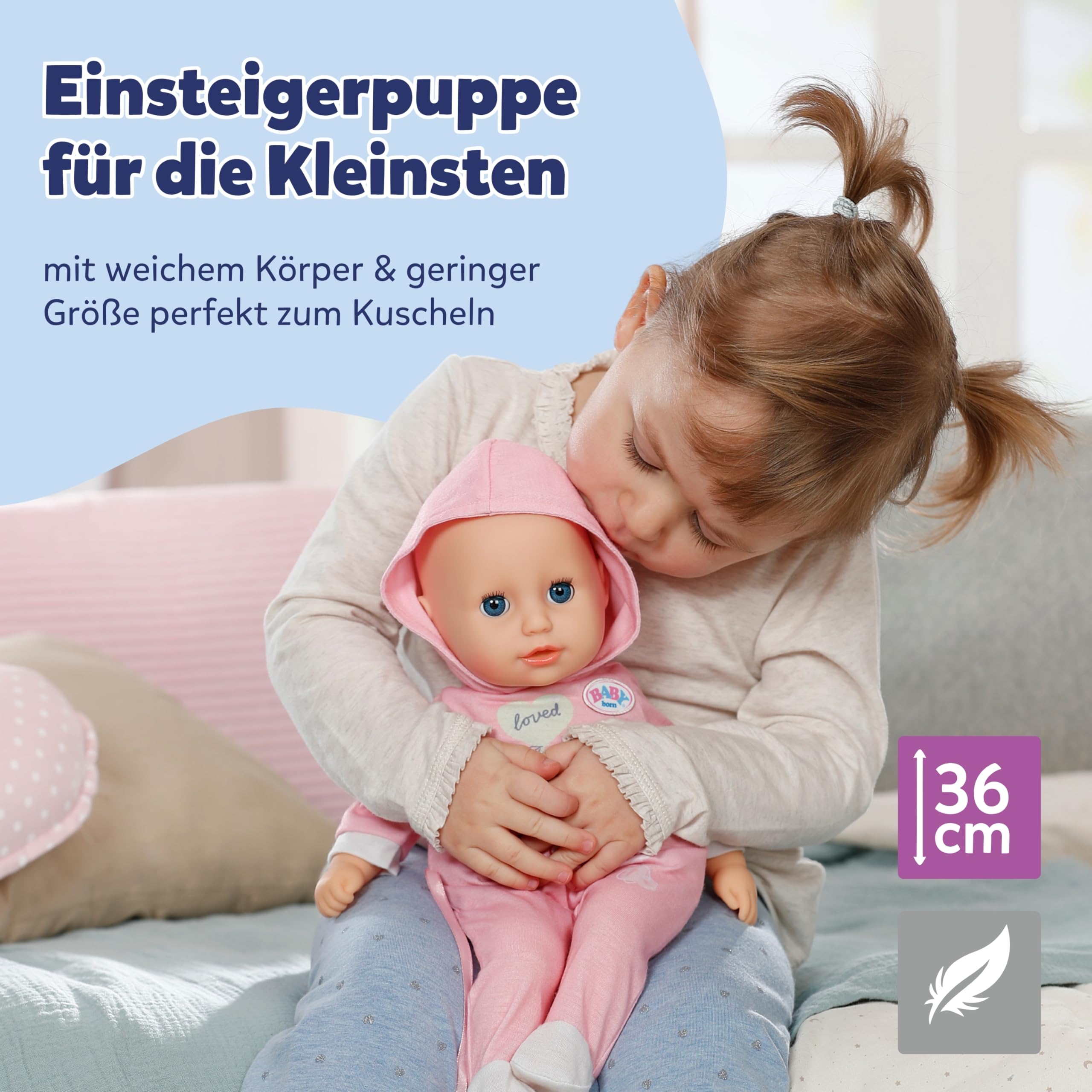 baby-born-little-hannah-36-cm-babypuppe-mit-5-funktionen-und-stoffk-rper image 4