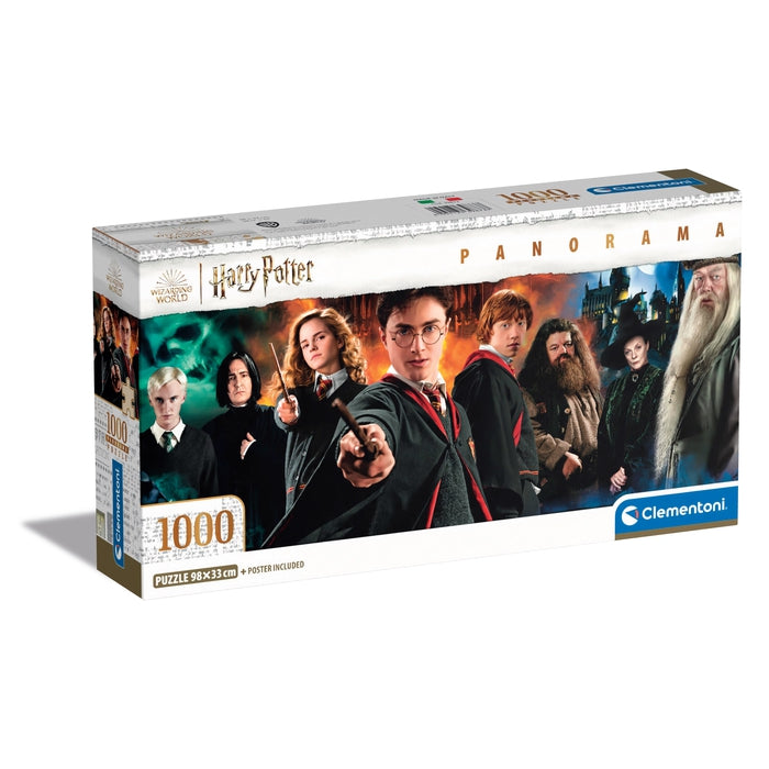 clementoni-puzzle-harry-potter-1000-teile-panorama-98-x-33-cm image 1