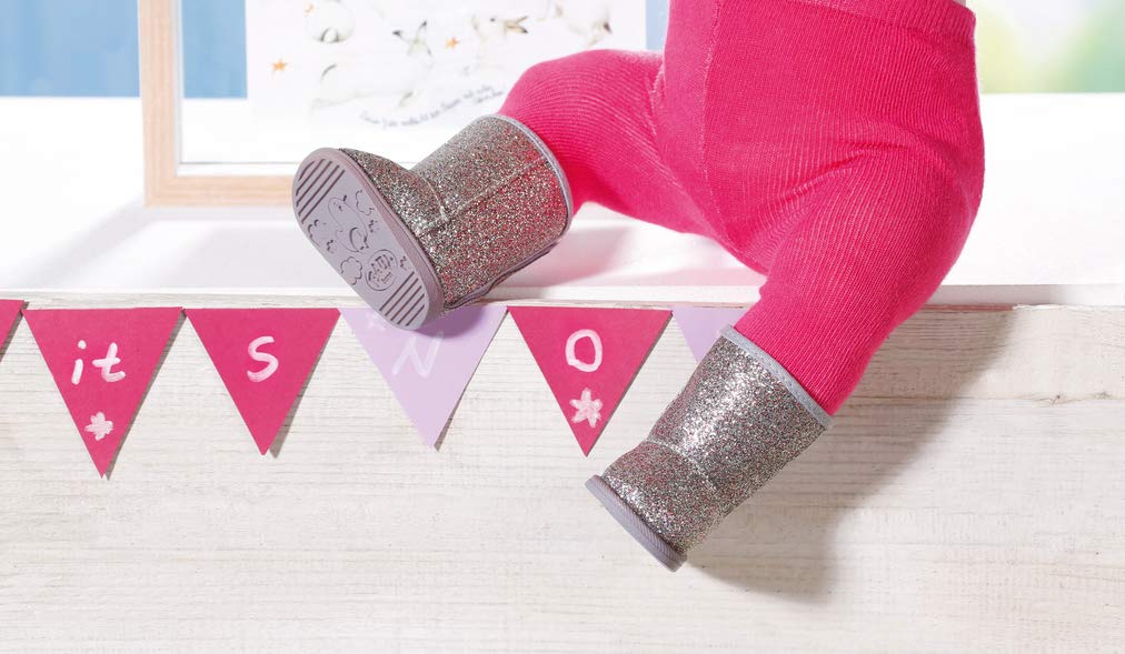 baby-born-trend-casuals-schuhe-silber-puppenzubeh-r-f-r-43cm-puppen image 5