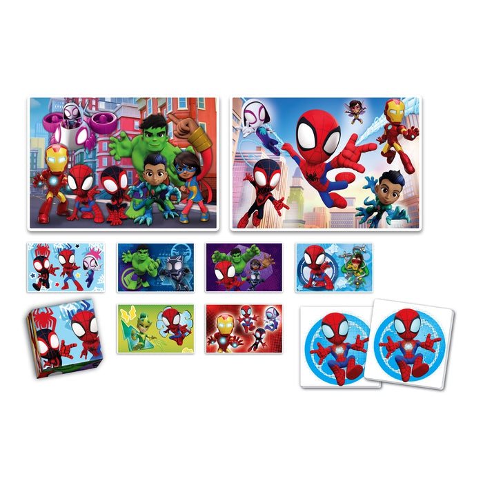 clementoni-education-edukit-4-in-1-spidey-und-seine-freunde-spielesammlung image 3
