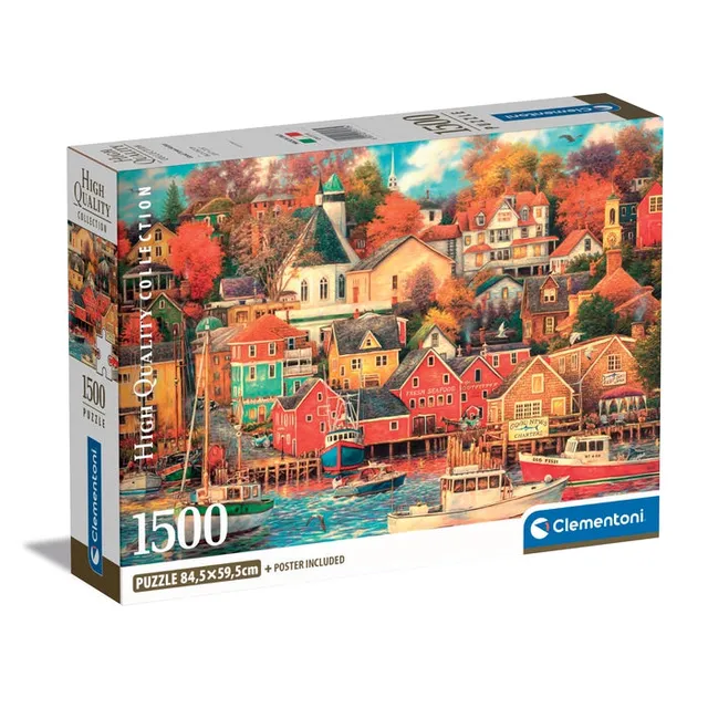 clementoni-good-times-harbour-1500-teile-puzzle image 1
