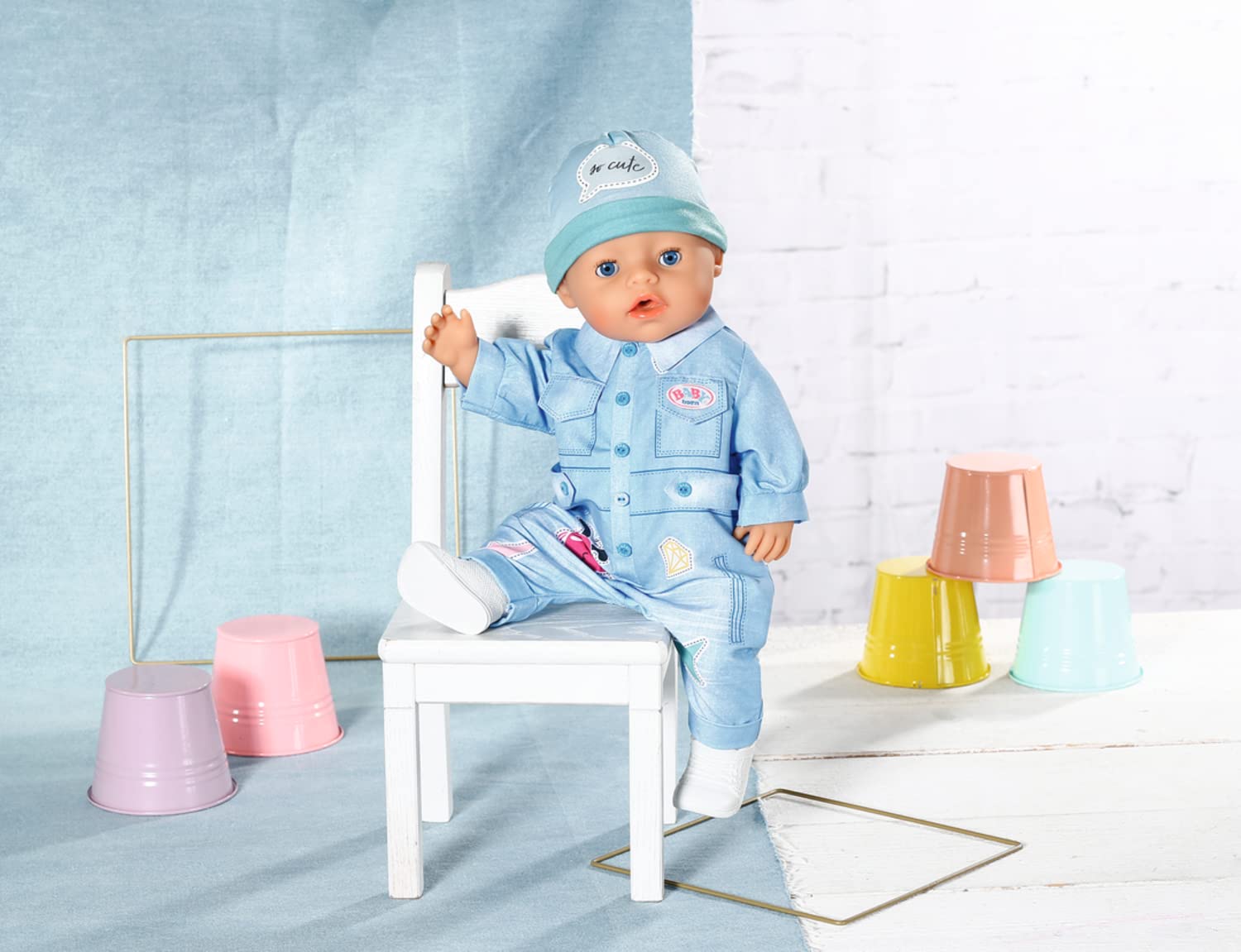 baby-born-deluxe-jeans-overall-43cm-puppenkleidung-set image 5
