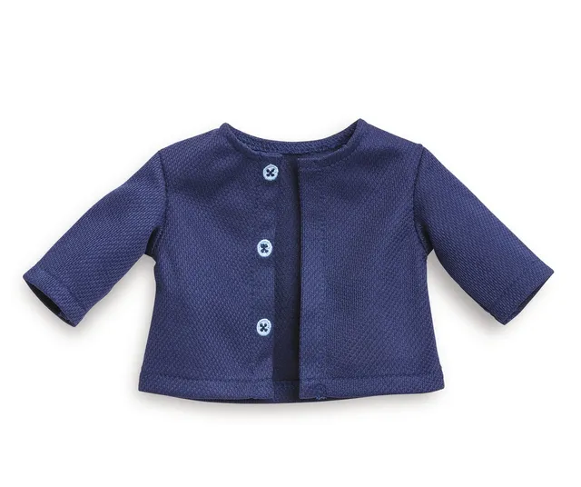 corolle-ma-corolle-blaue-strickjacke-puppenkleidung-f-r-36-cm-puppen image 1