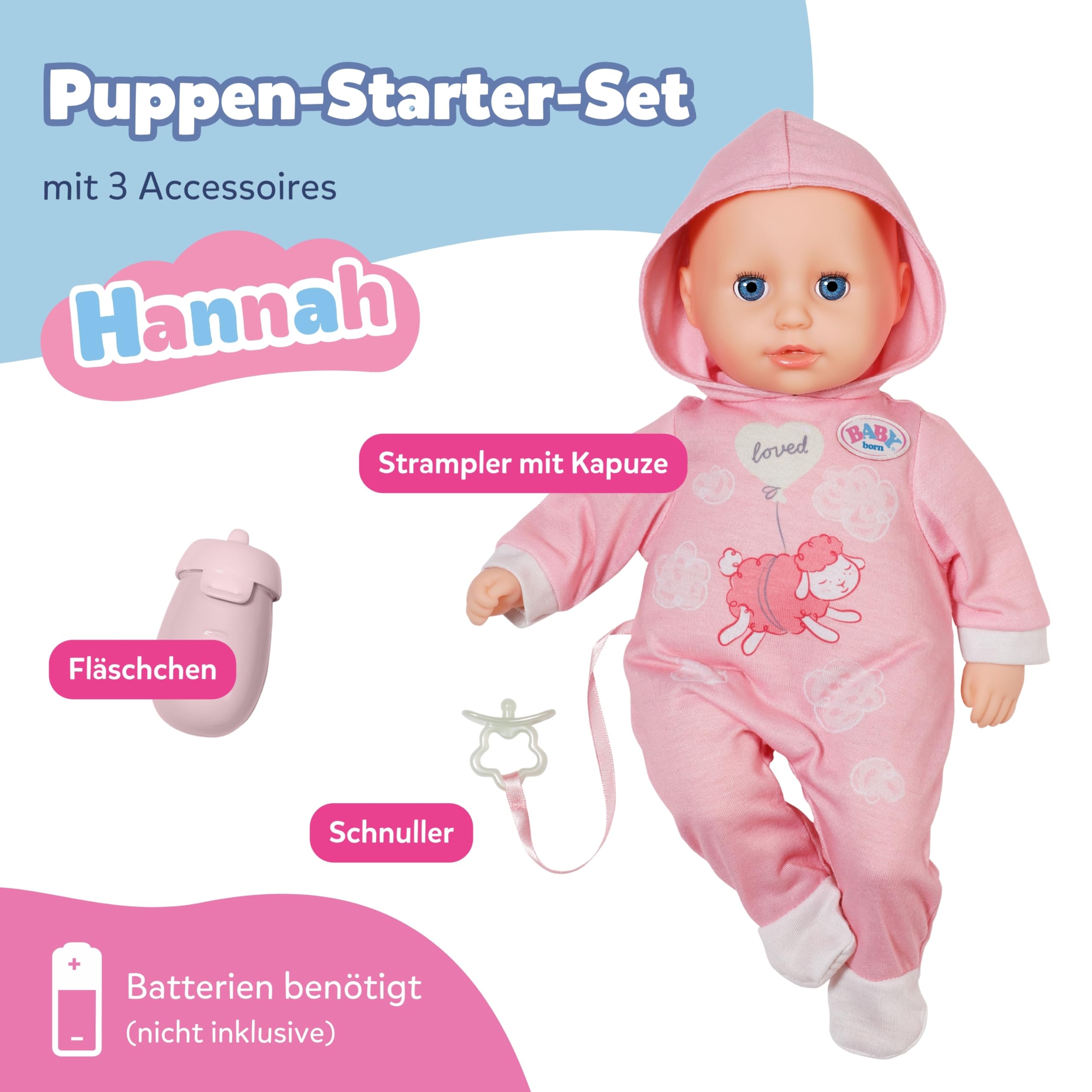 baby-born-hannah-let-s-play-babypuppe-36-cm-mit-5-funktionen image 2