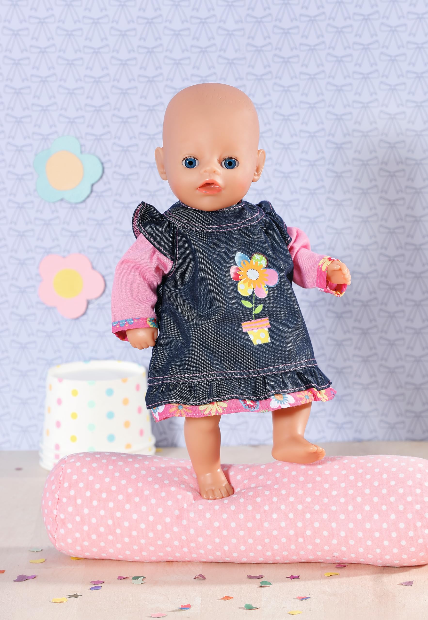 baby-born-dolly-moda-870761-jeanskleid-f-r-puppen-28-33-cm image 2
