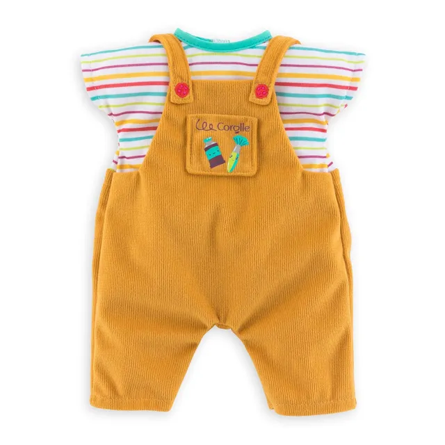 corolle-mon-grand-poupon-set-t-shirt-latzhose-f-r-36-cm-babypuppen image 1