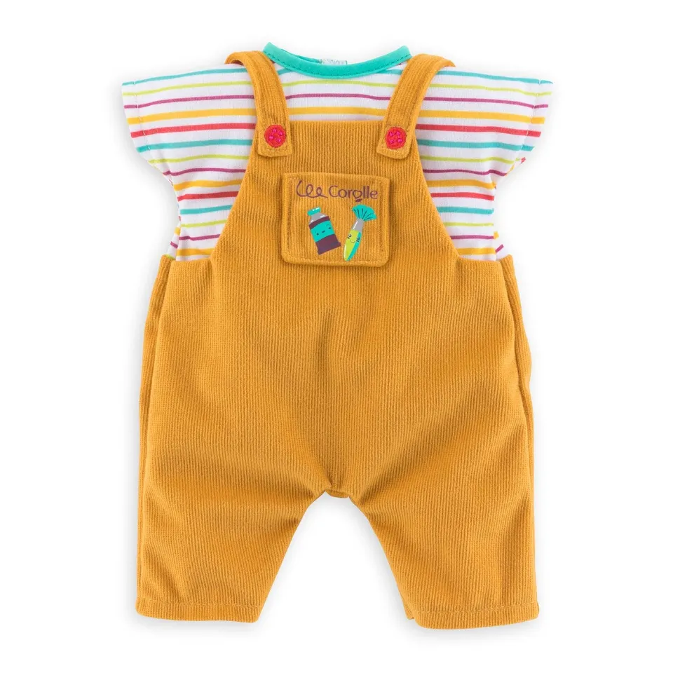 corolle-mon-grand-poupon-set-t-shirt-latzhose-f-r-36-cm-babypuppen image 1