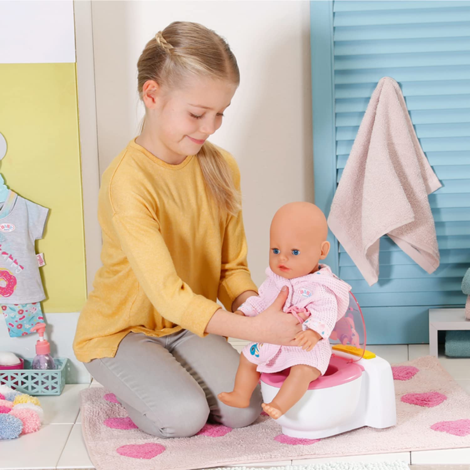 baby-born-828373-puppen-toilette-wei-pink-mit-ger-uschfunktion-und-glitzer-h-ufc image 8
