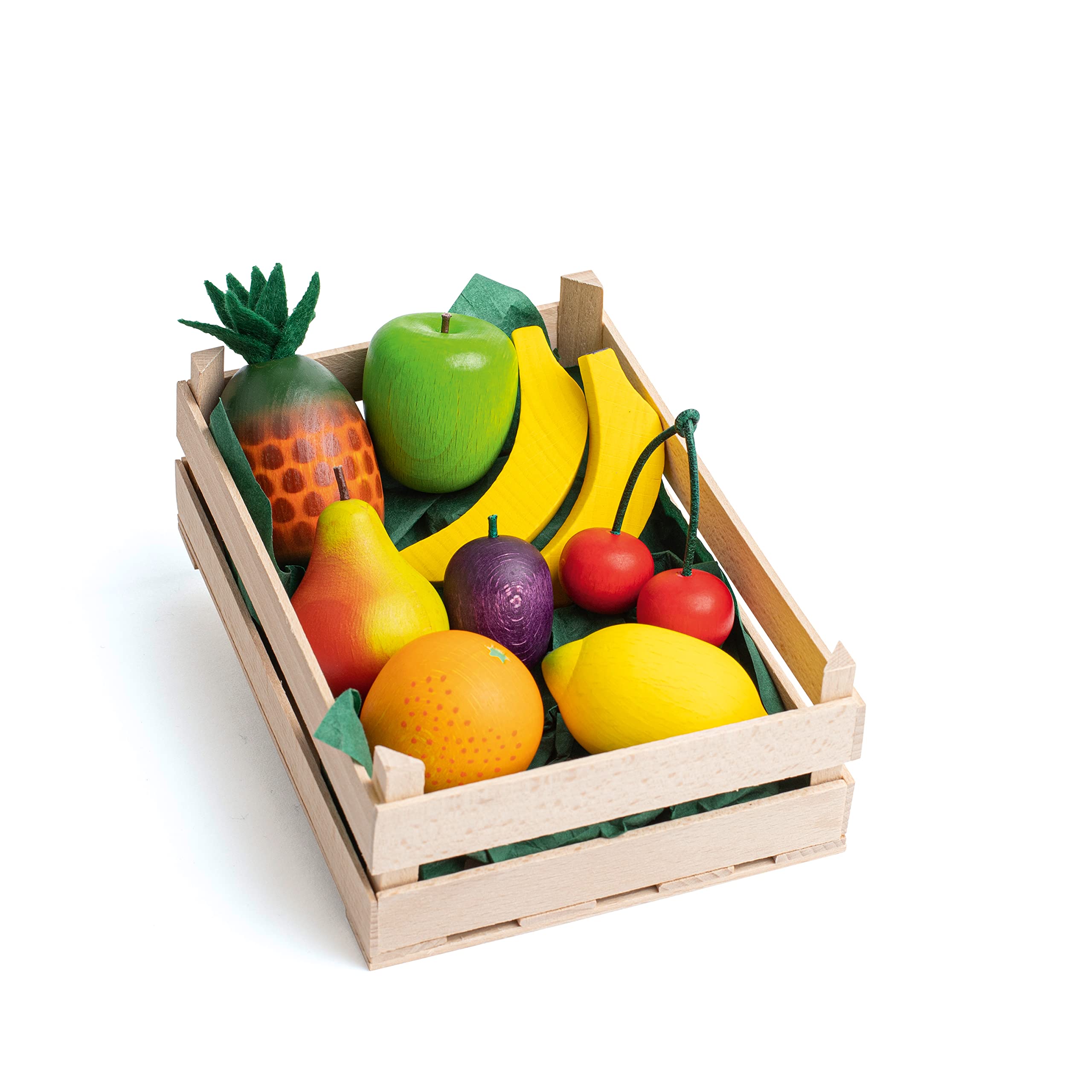 erzi-28101-sortiment-obst-aus-holz-in-stiege-10-teilig image 1