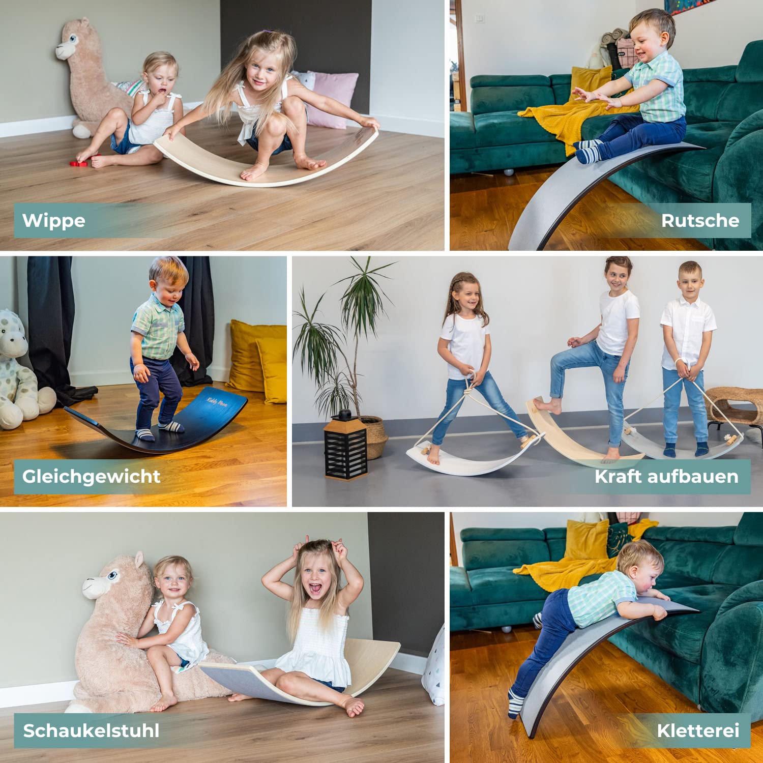 kiddymoon-balance-board-aus-holz-80x30-cm-gleichgewichtsbrett image 2