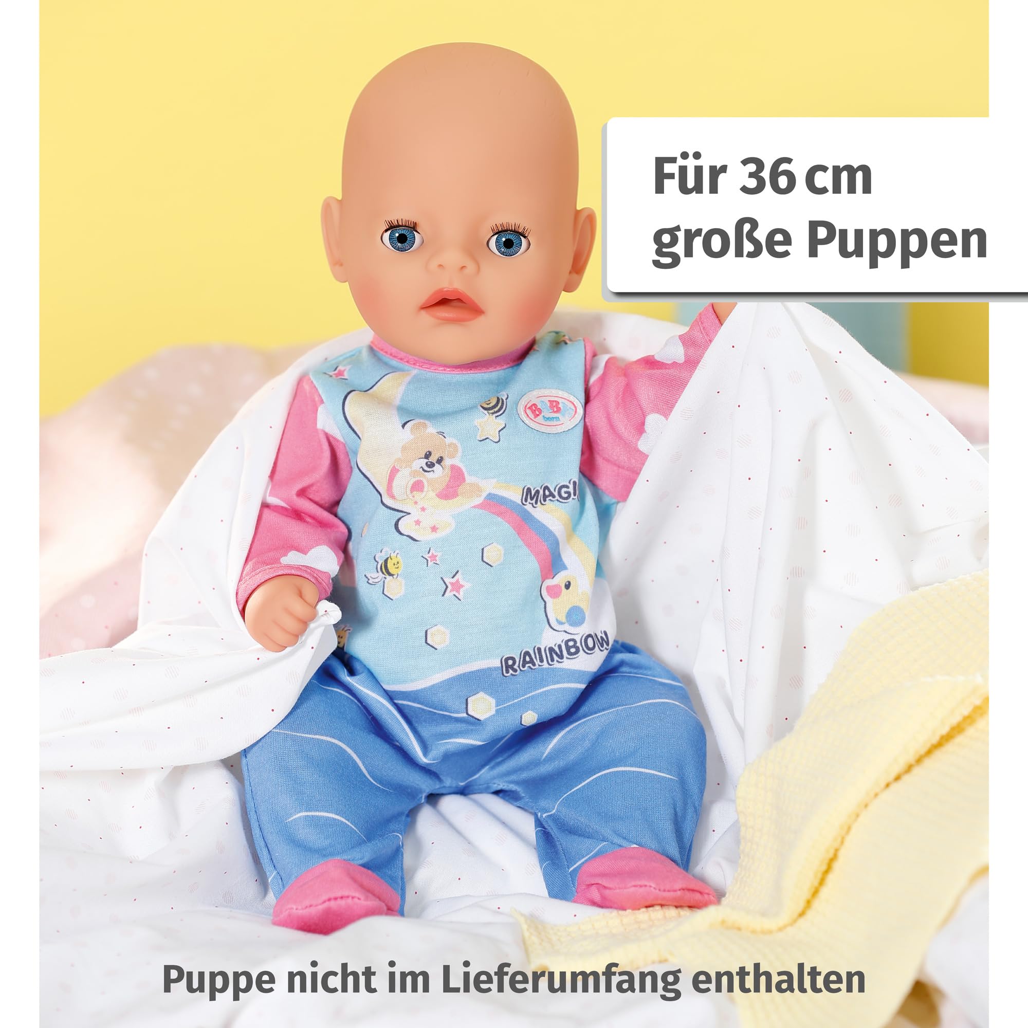 baby-born-little-strampler-834633-einteiler-blau-rosa-mit-b-r-mond-print-f-r-36- image 6
