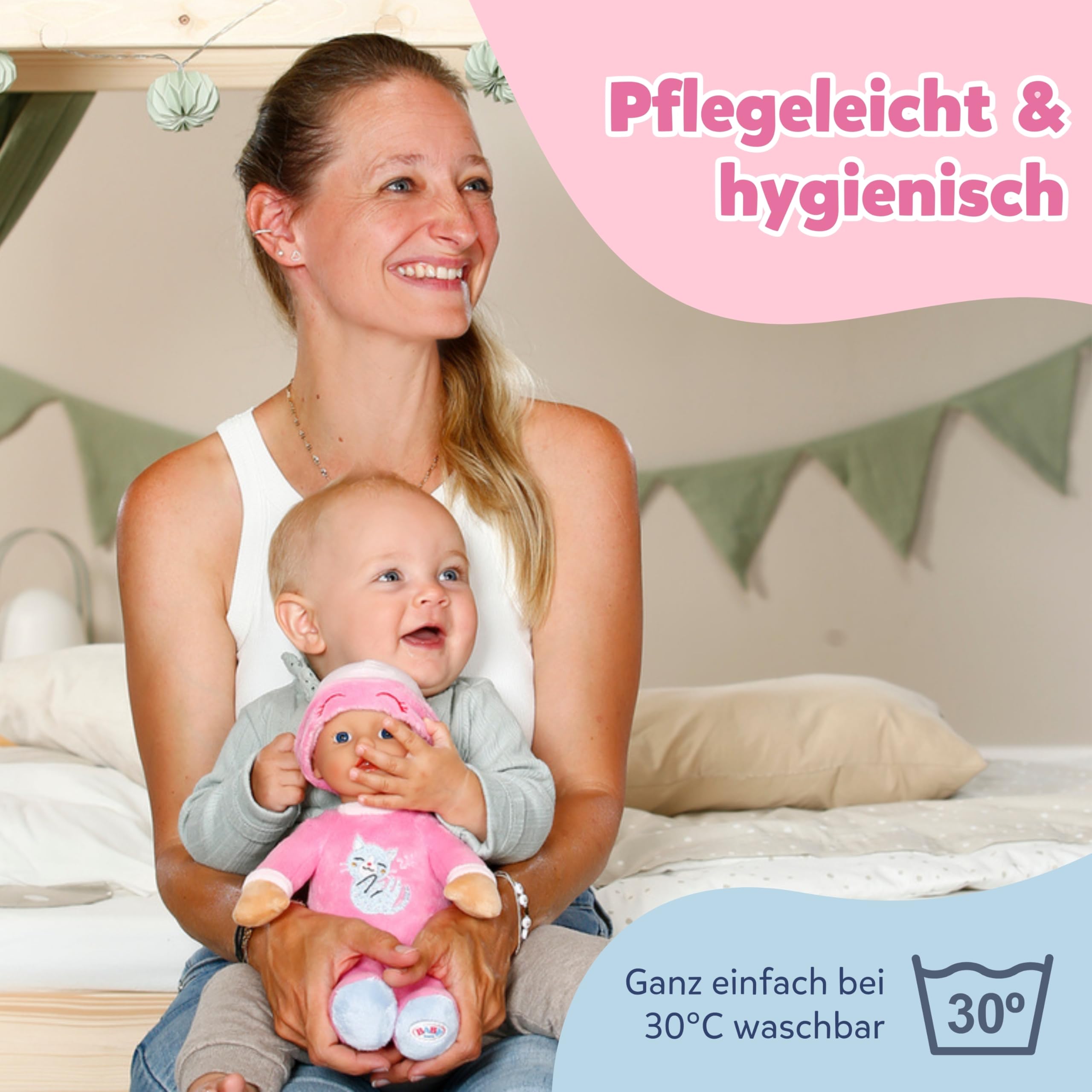 baby-born-for-babies-sleepy-pink-30-cm-stoffpuppe-mit-rassel image 6