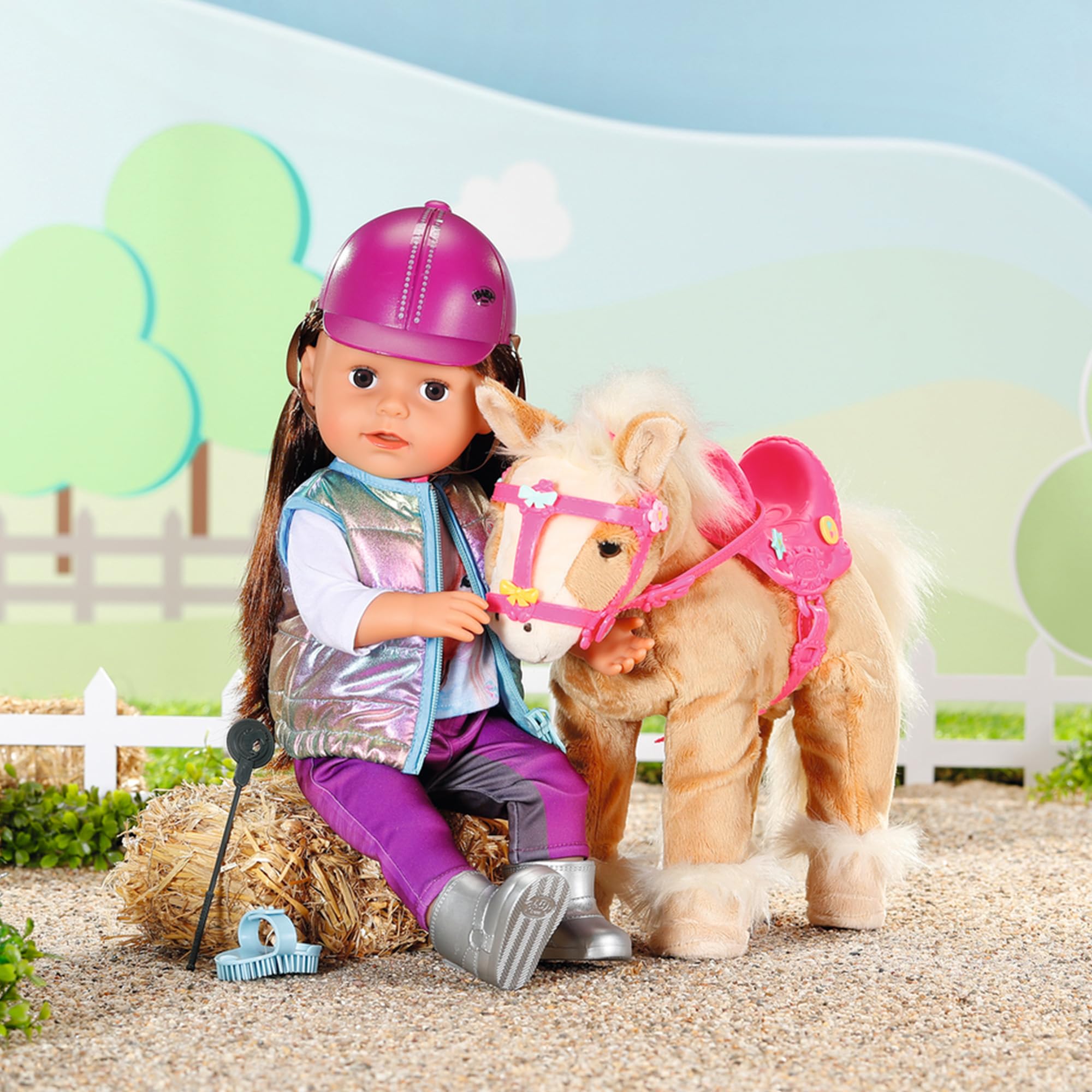 baby-born-deluxe-reiter-outfit-836194-reitset-mit-helm-f-r-43-cm-puppen image 8