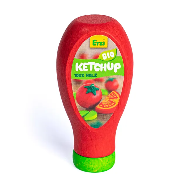 erzi-19130-ketchup-aus-holz-f-r-kaufladen-rollenspiel image 1