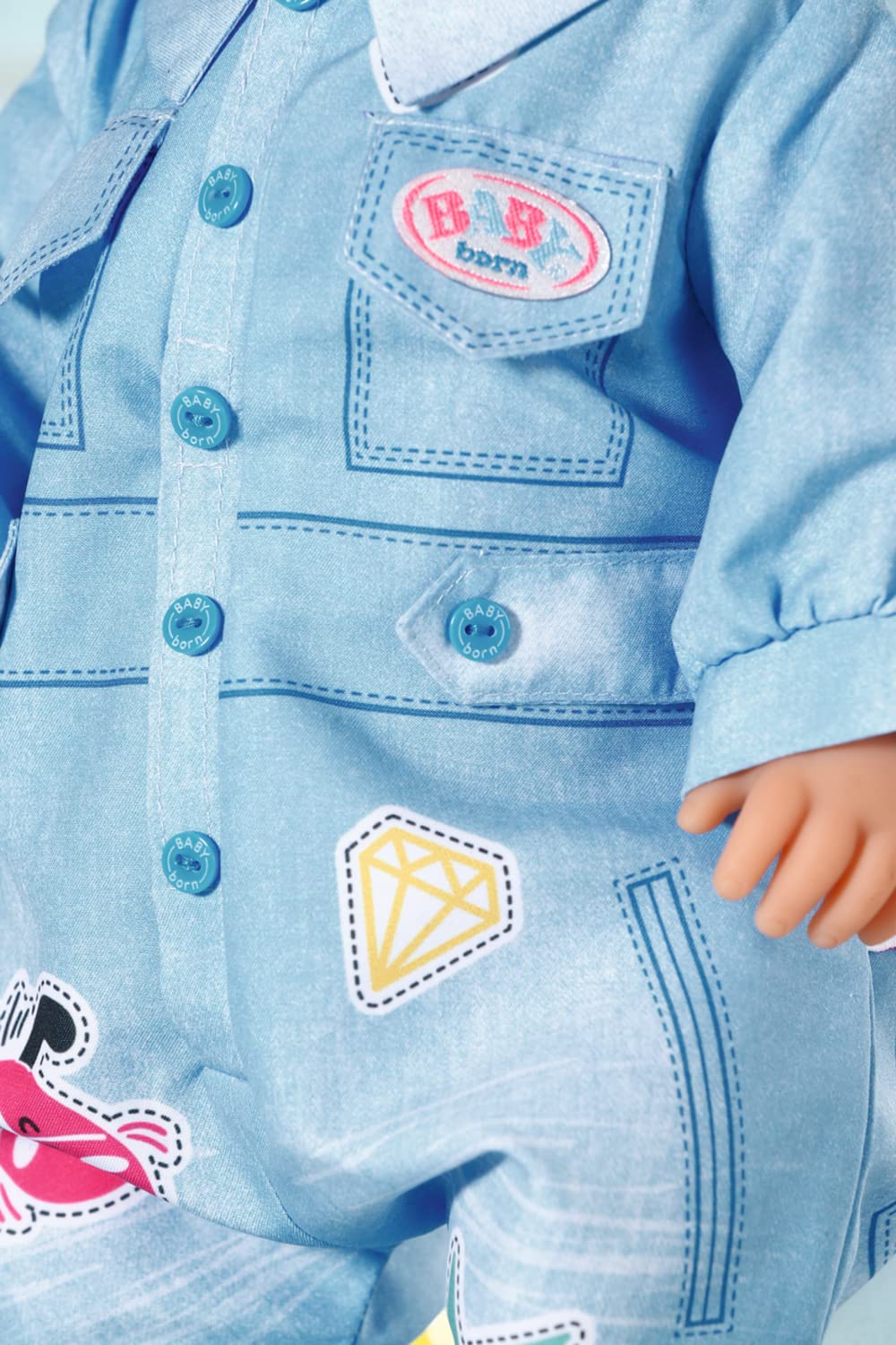 baby-born-deluxe-jeans-overall-43cm-puppenkleidung-set image 7