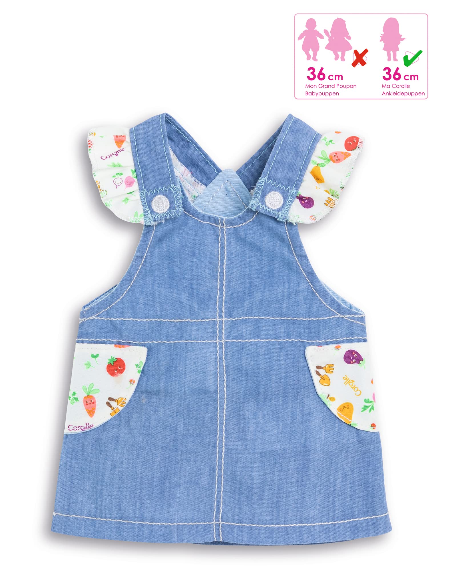 corolle-9000211810-kleid-gartenspa-puppenkleid-f-r-36-cm-ma-corolle-puppen image 3