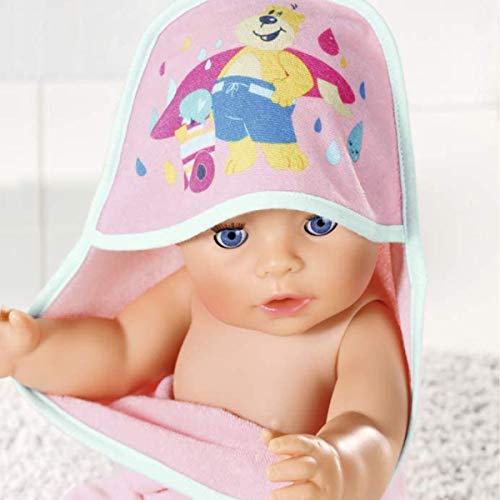 baby-born-bath-kapuzenhandtuch-schwamm-puppenzubeh-r-4-teilig-rosa-f-r-43-cm-pup image 8