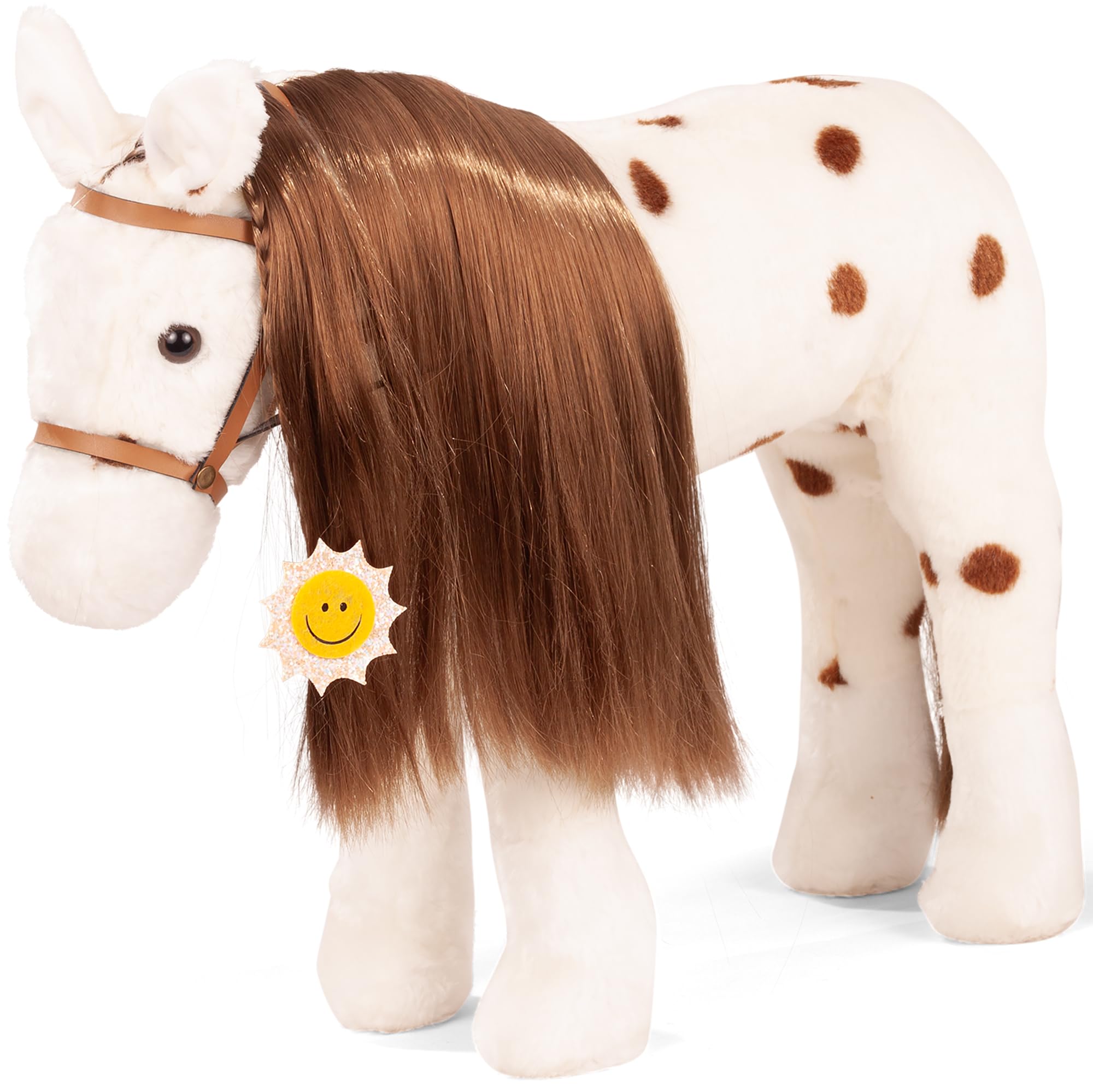 g-tz-dotty-k-mmpferd-pl-schpferd-50-cm-mit-zaumzeug-f-r-puppen-bis-50-cm image 1