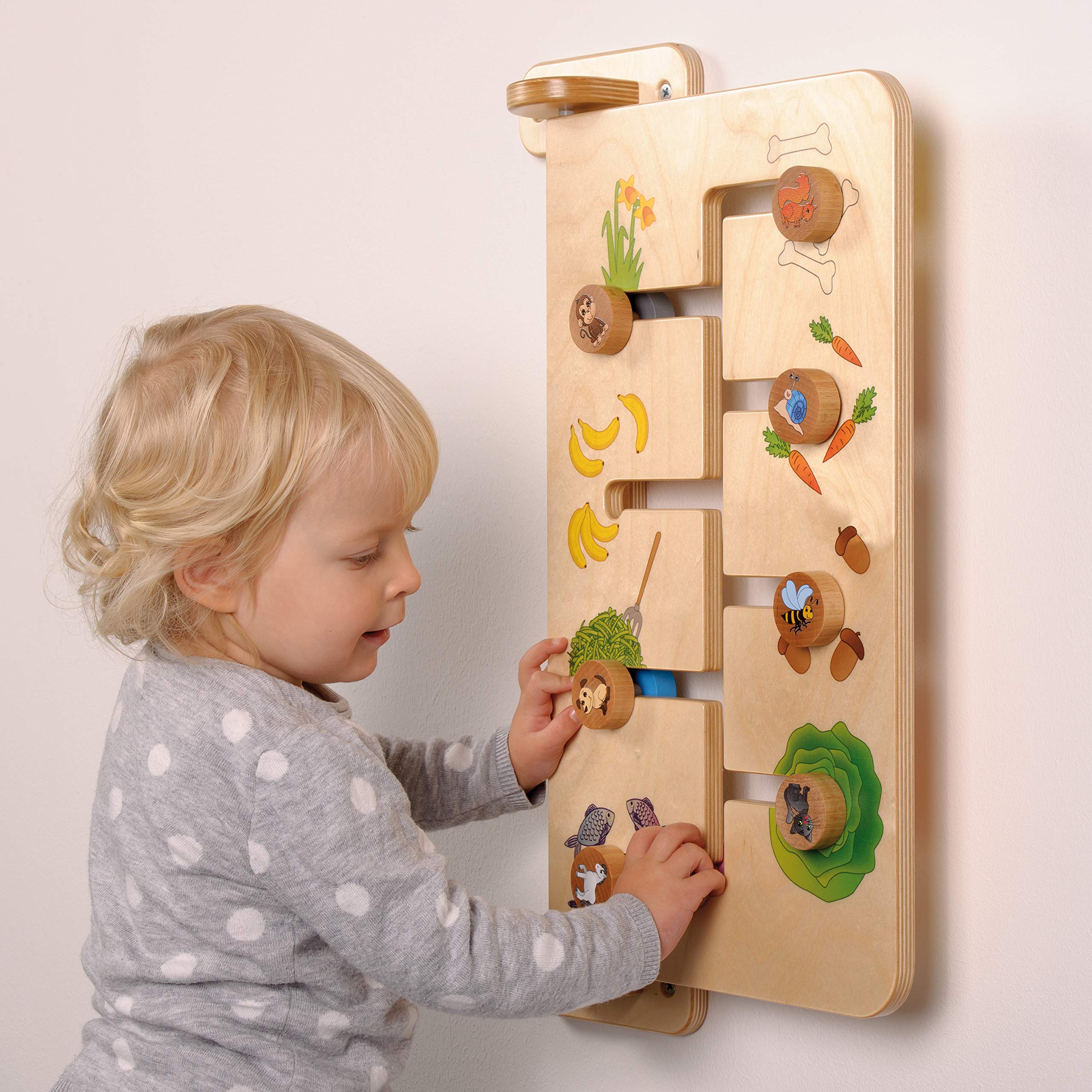 erzi-51112-wandspiel-schieber-tsel-tiere-holz image 3