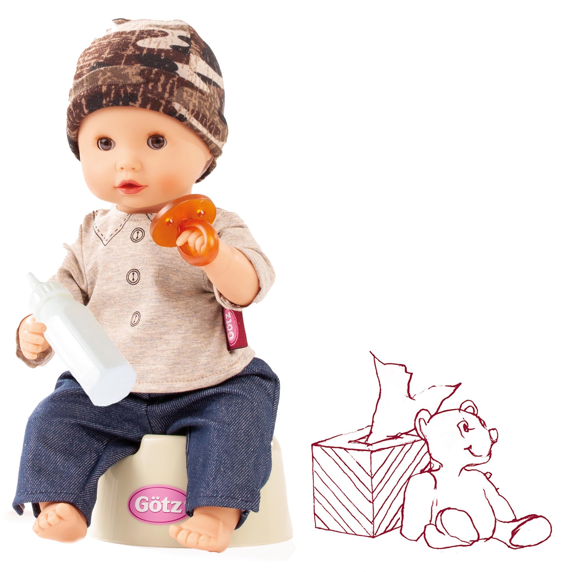 g-tz-sleepy-aquini-boy-badepuppe-33-cm-7-teilig-mit-zubeh-r image 8