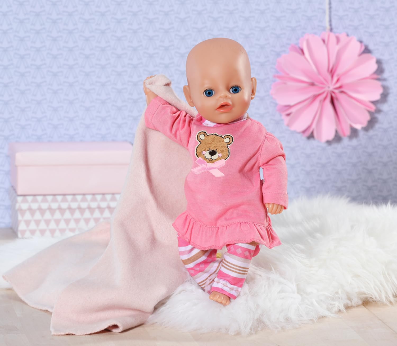 baby-born-dolly-moda-pyjama-870822-puppen-schlafanzug-28-33cm image 3