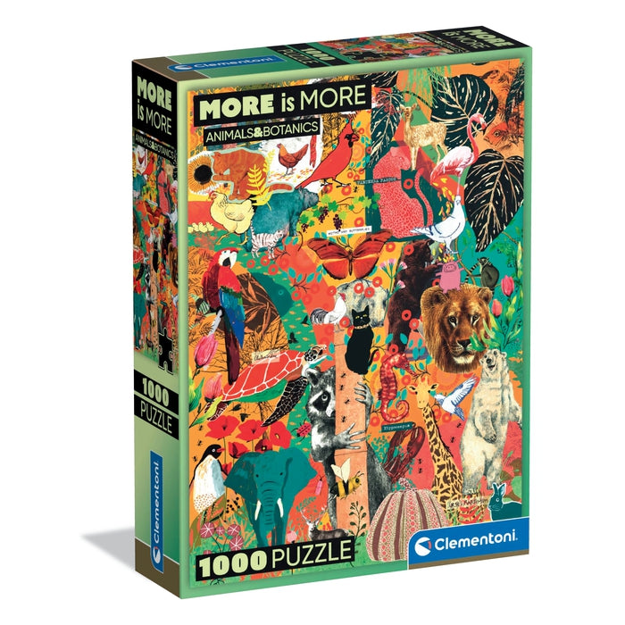 clementoni-more-is-more-animal-botanics-puzzle-1000-teile image 1
