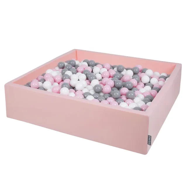 kiddymoon-b-llebad-quadrat-120-x-120-x-30-cm-mit-200-b-llen-7-cm image 1