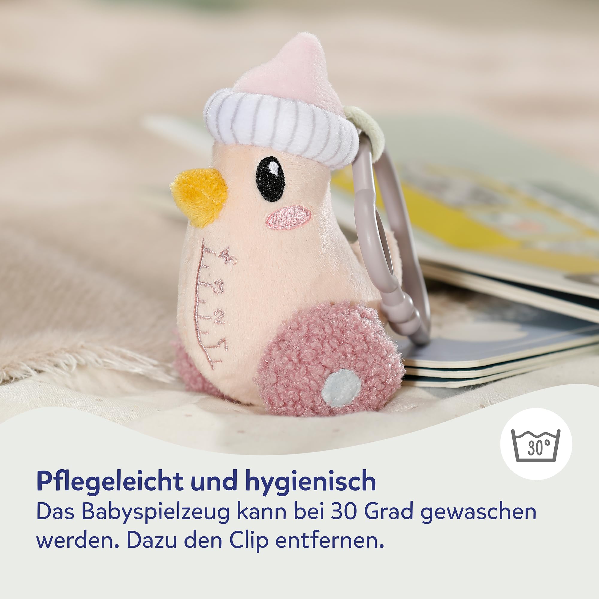 baby-born-for-babies-pl-sch-fl-schchen-mit-rassel-knisterfolie-und-clip image 5