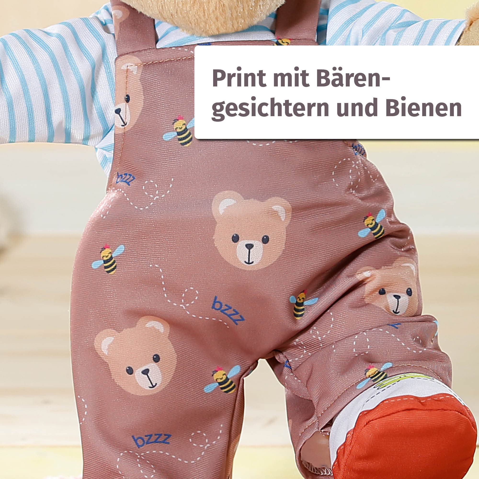 baby-born-b-renanzug-latzhose-mit-shirt-und-schuhen-f-r-43cm-puppen-und-b-r image 4