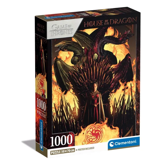 clementoni-house-of-the-dragon-puzzle-1000-teile-70-x-50-cm image 1