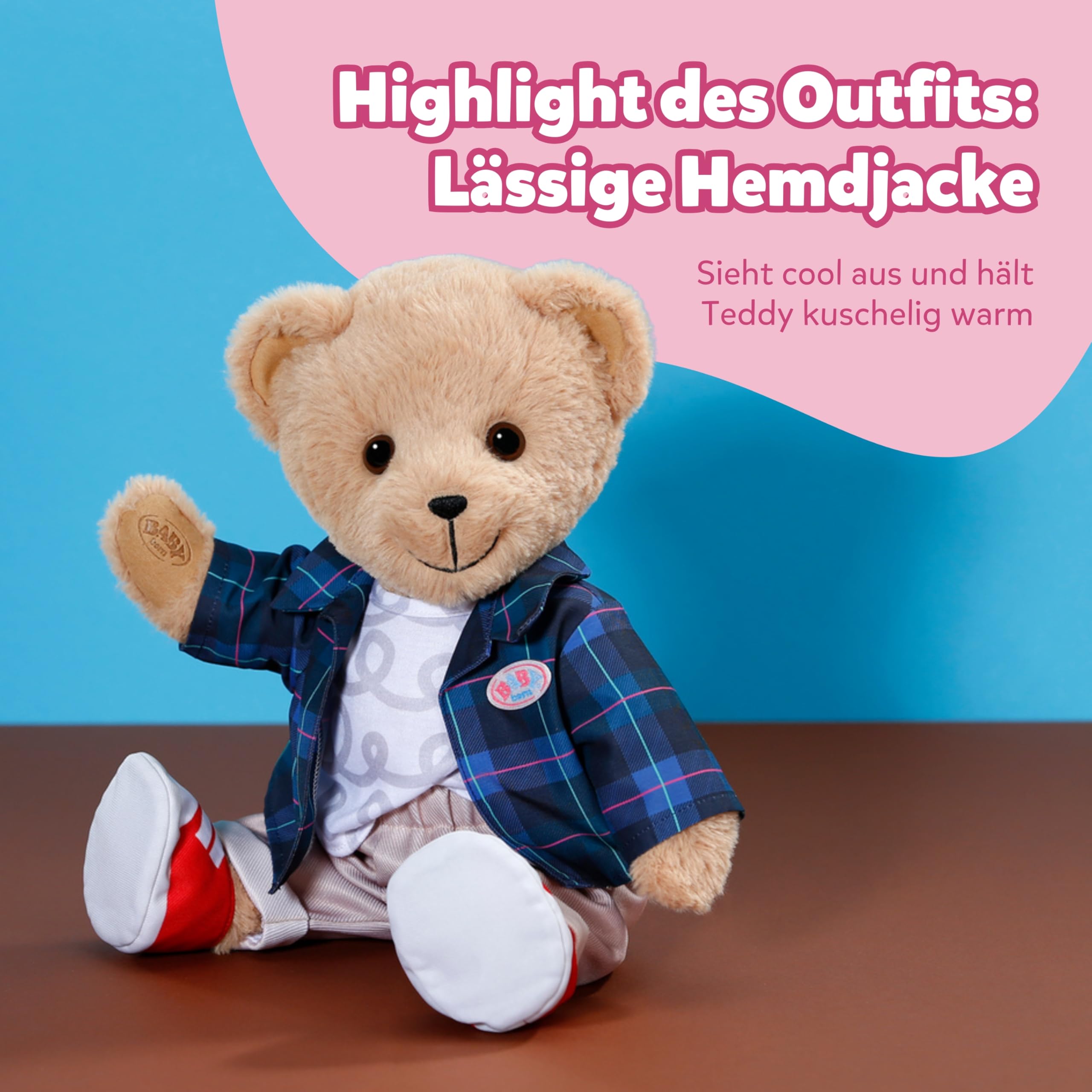 baby-born-teddy-outfit-mit-jacke-hose-und-schuhen-f-r-43cm-puppen image 4