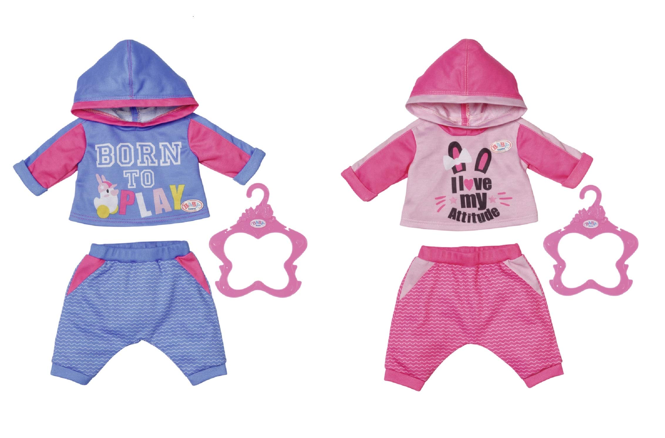 baby-born-jogginganzug-830109-f-r-43-cm-puppen-hoodie-hose image 1