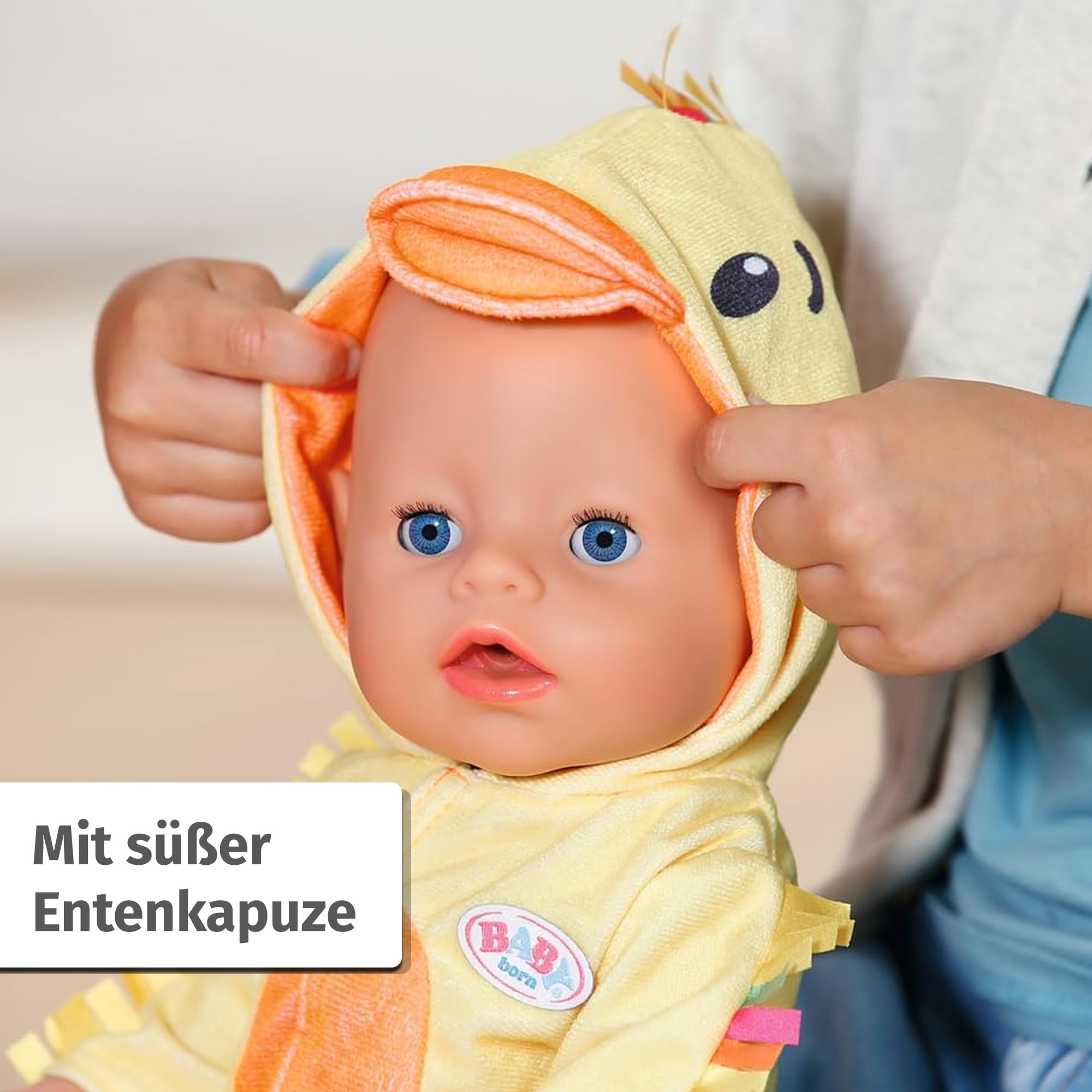 baby-born-teddy-nachtstrampler-enten-onesie-aus-fleece-f-r-43-cm-puppen image 3