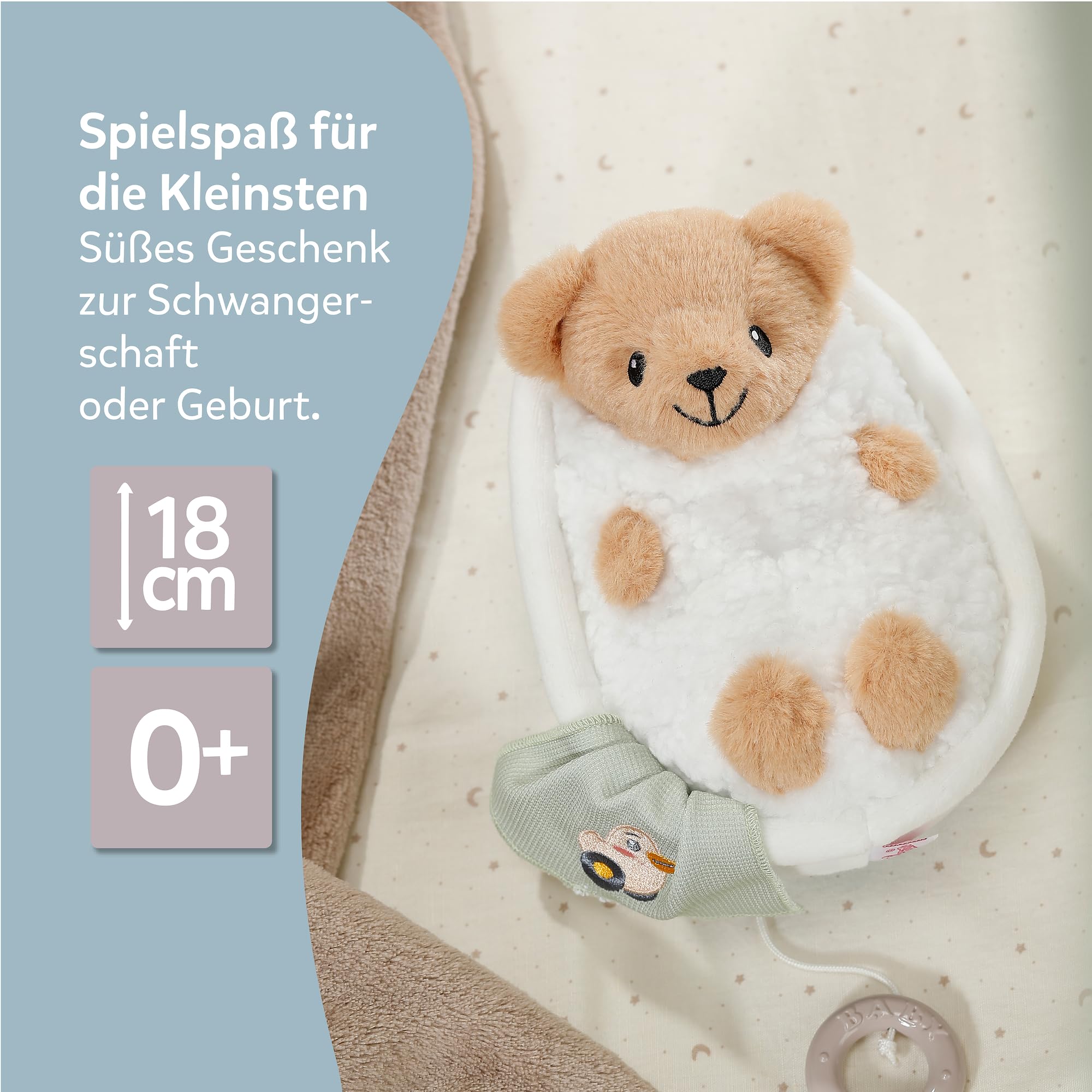 baby-born-for-babies-spieluhr-teddy-18-cm-mit-musikmodul-waschbar image 8
