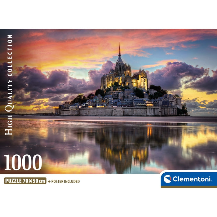 clementoni-puzzle-le-magnifique-mont-saint-michel-1000-teile-panorama-70-x-50-cm image 4