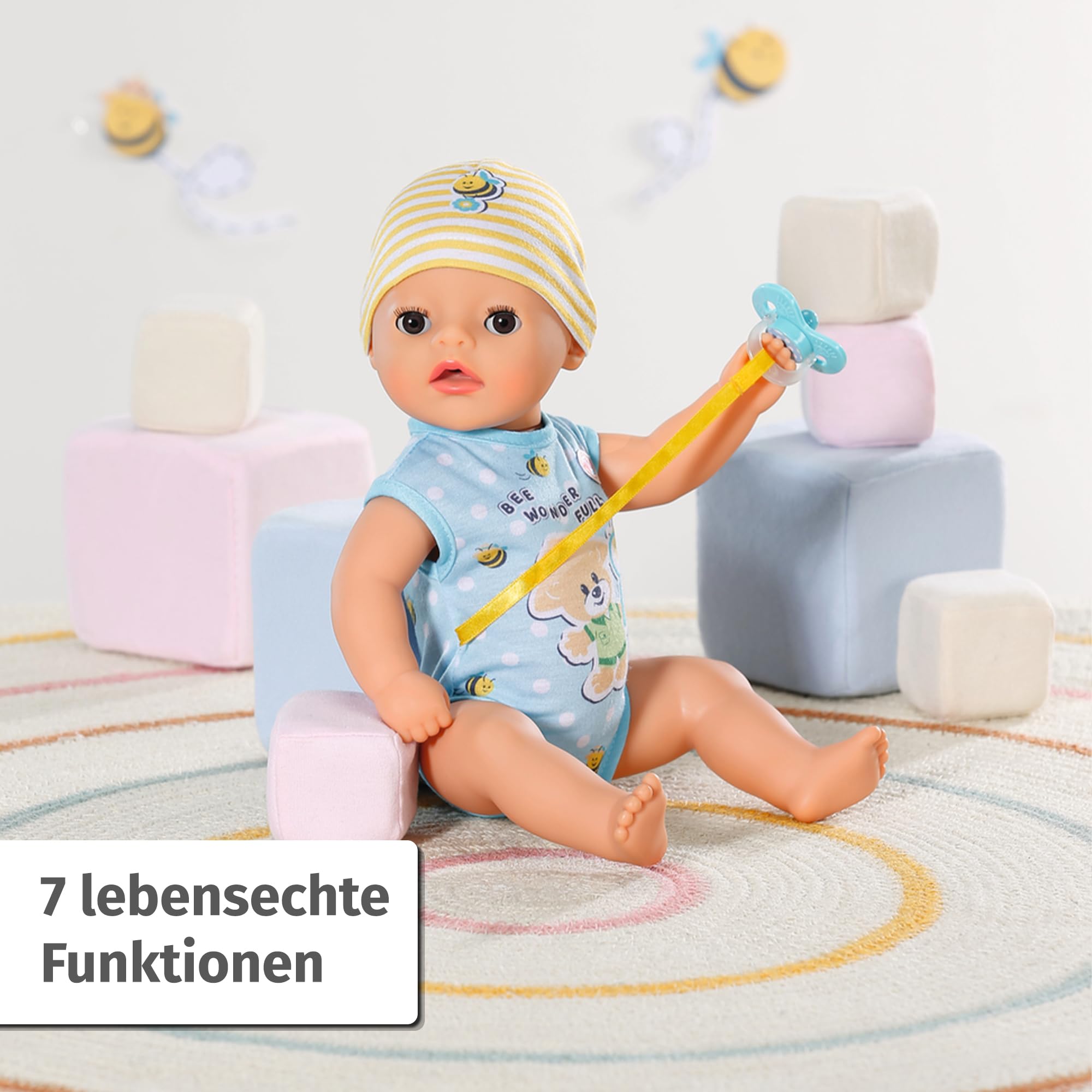 baby-born-lukas-little-baby-boy-36-cm-babypuppe-mit-7-funktionen image 2