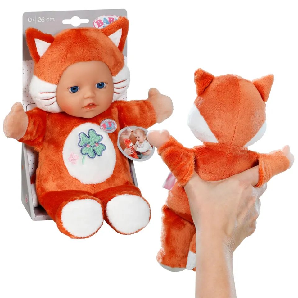baby-born-for-babies-funny-fuchs-26-cm-kuschelpuppe-mit-fingertaschen image 1