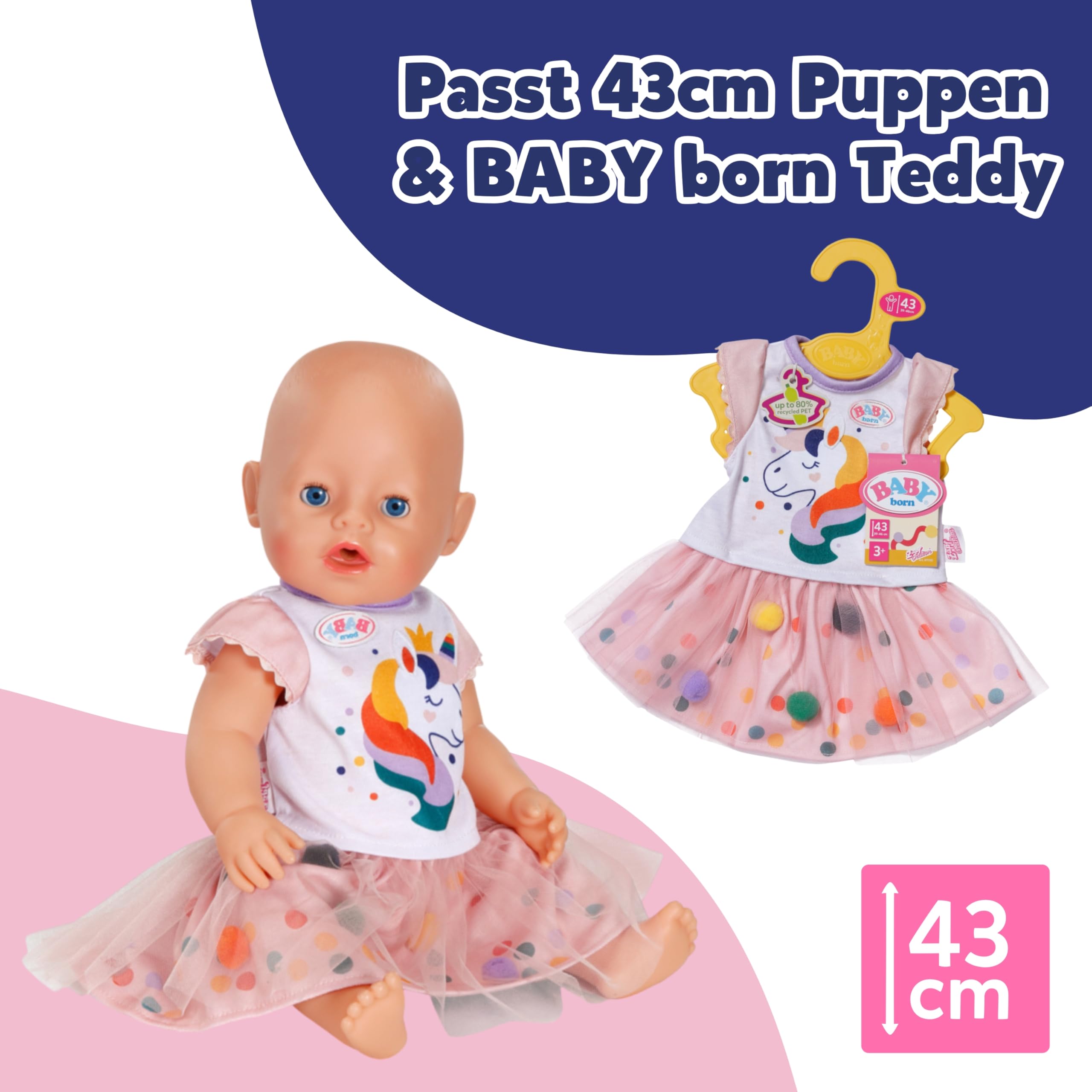 baby-born-einhorn-tutu-2-teilig-f-r-43-cm-puppen-mit-t-llrock image 5