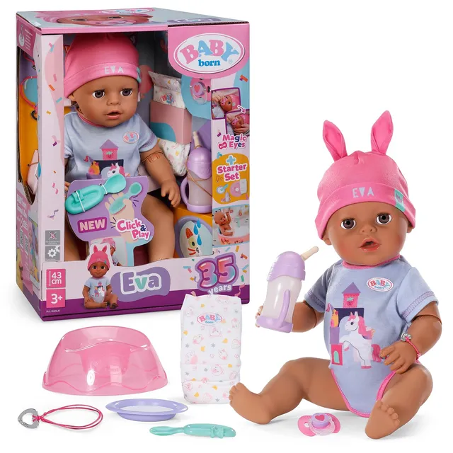 baby-born-eva-43-cm-babypuppe-mit-click-play-10-funktionen-2 image 1