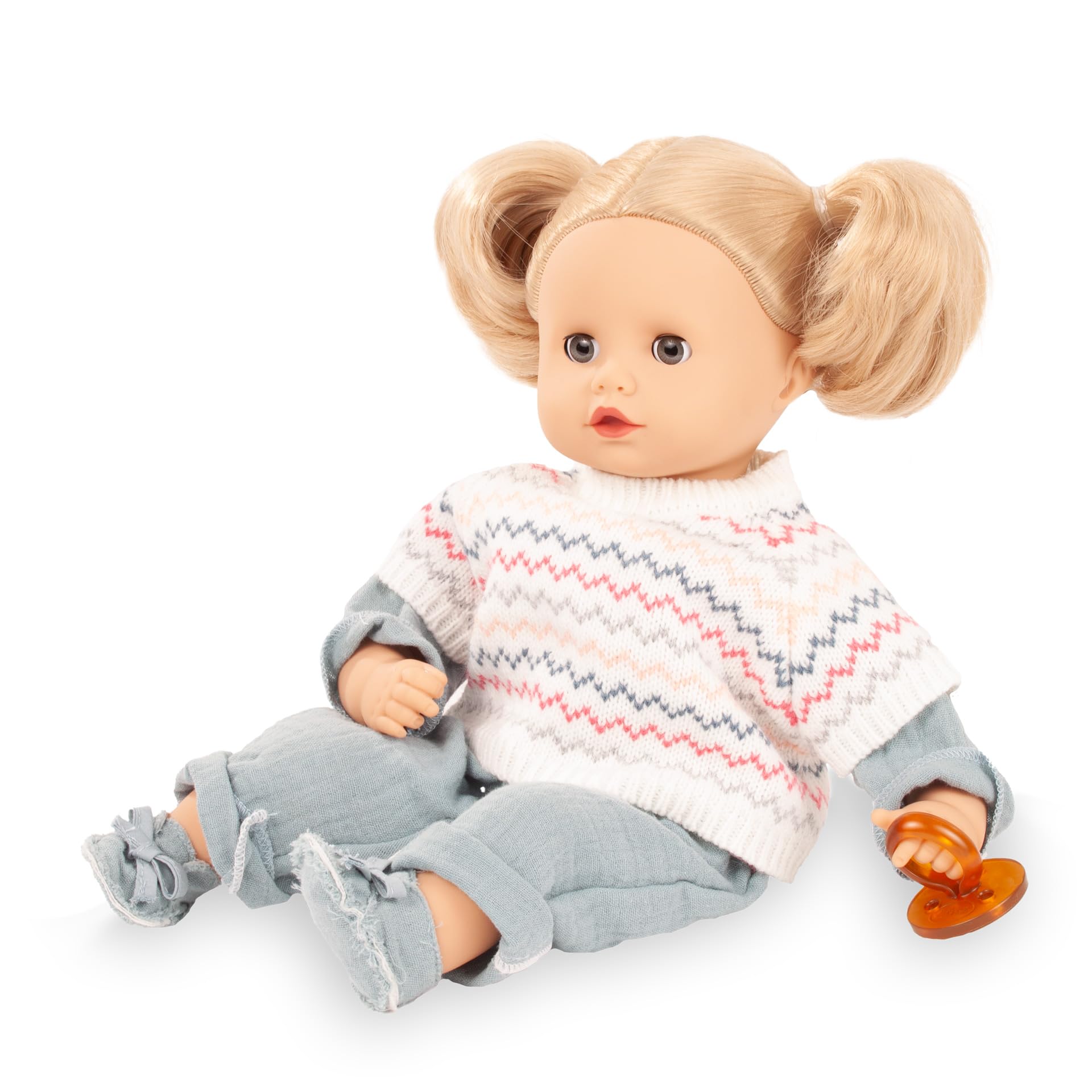 g-tz-muffin-zick-zack-babypuppe-33-cm-mit-blauen-schlafaugen-und-blondem-haar image 1