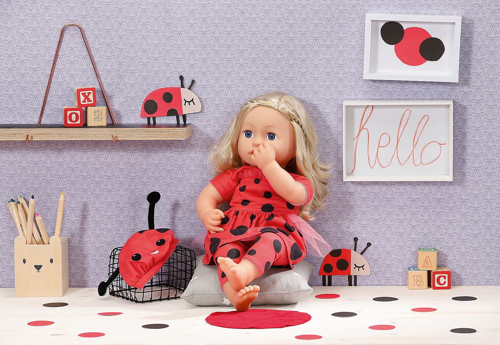 baby-born-dolly-moda-870938-marienk-fer-outfit-puppenkleidung-36-cm image 4