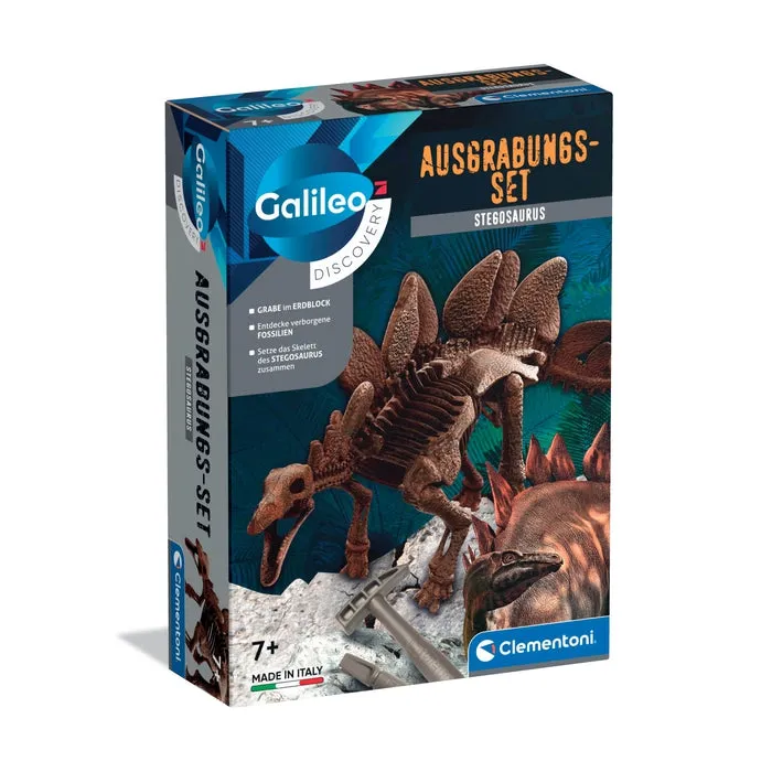 clementoni-galileo-lab-ausgrabungs-set-stegosaurus-mit-hammer-und-mei-el image 1