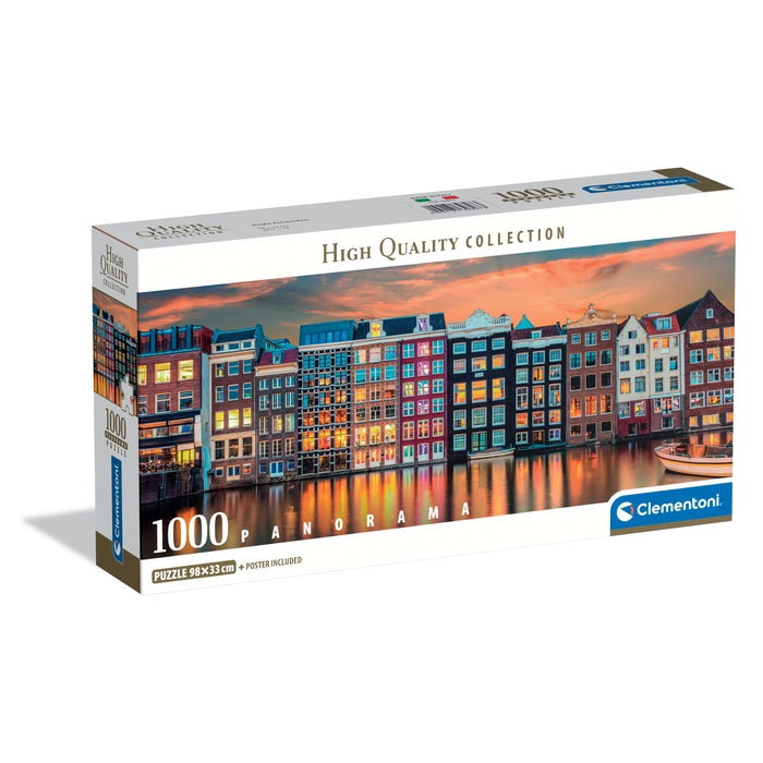 clementoni-puzzle-bright-amsterdam-1000-teile-city-98-x-33-cm image 1
