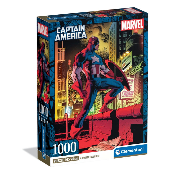 clementoni-puzzle-1000-teile-marvel-captain-america-70-x-50-cm image 1