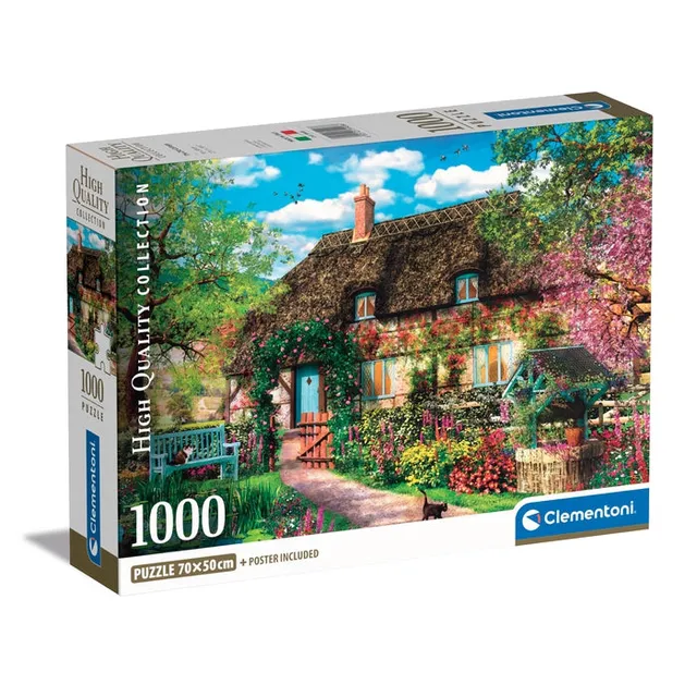 clementoni-the-old-cottage-puzzle-1000-teile-panorama image 1