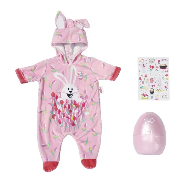 baby-born-osterei-mit-osteranzug-einteiler-f-r-43-cm-puppen image 1