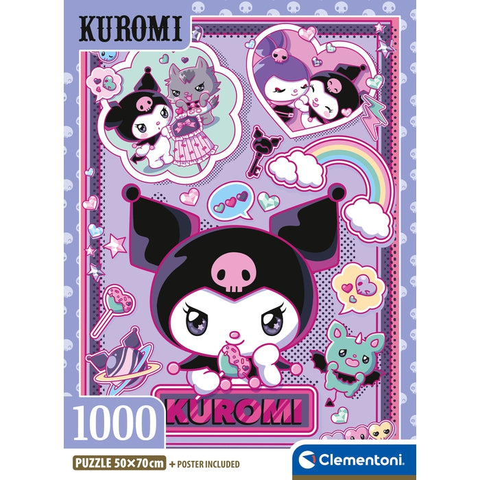 clementoni-puzzle-kuromi-1000-teile-hello-kitty-friends image 4